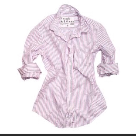Frank & Eileen Tops - Frank & Eileen Women's Button Shirt Sz M pinstripe